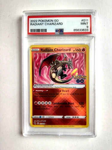 2022 POKEMON Go Radiant CHARIZARD #011 - PSA 9 Mint