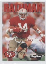 1992 Skybox Impact Tom Rathman #72 0s5