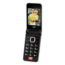 Trevi Telefono Cellulare per Anziani 4G a Conchiglia e Doppio Display FLEX PLUS 