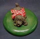 Byers' Choice Ltd. The Carolers Scottie Dog Black Miniature w/ Bow 2012 — photo 1