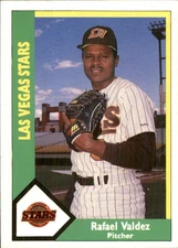 Rafael Valdez 1990 CMC #523 RC Las Vegas Stars FREE SHIPPING AutographDen