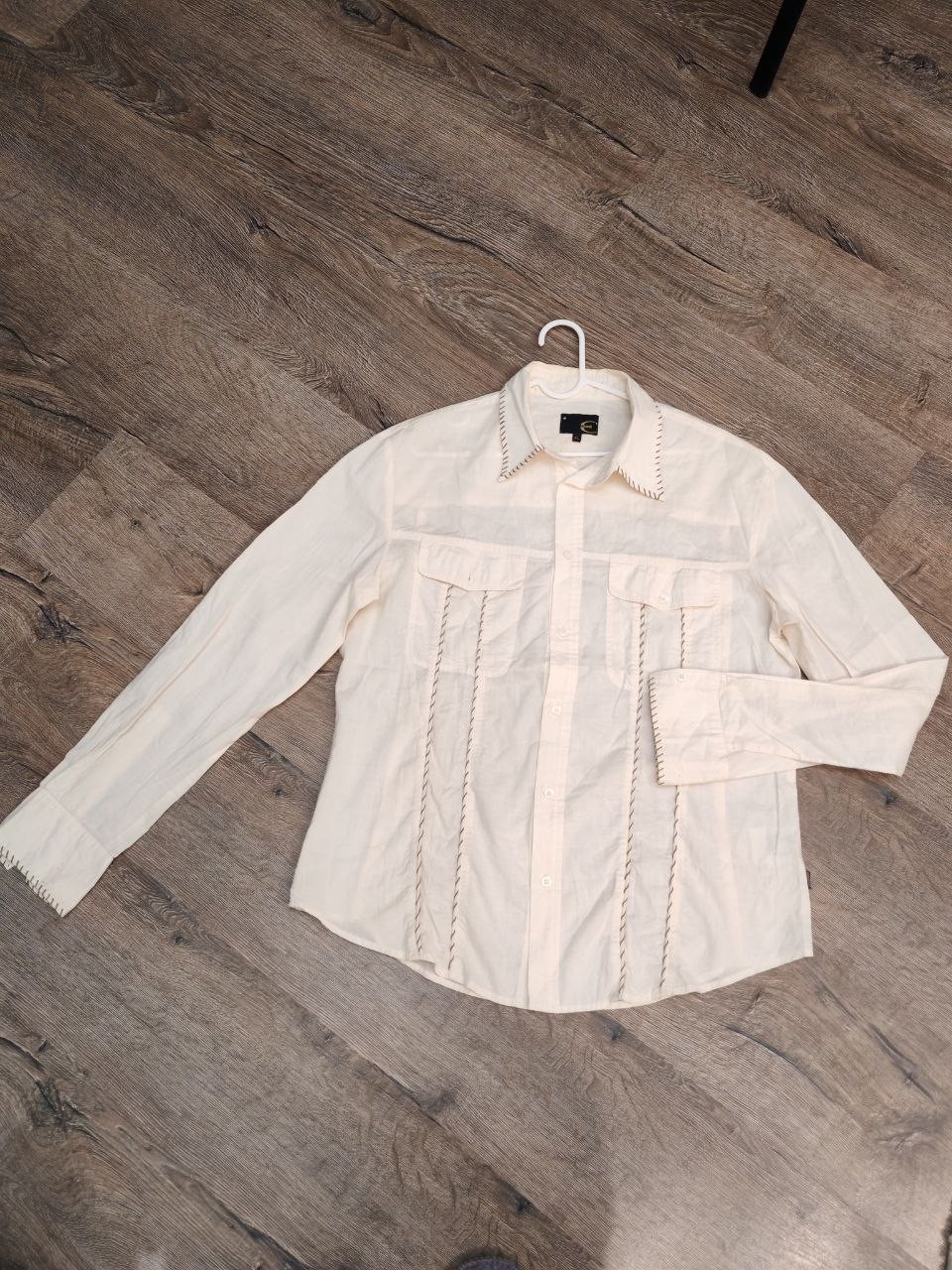 Cavalli Just Shirt Vintage Men 90s Avant-Garde Style Rare Size XL