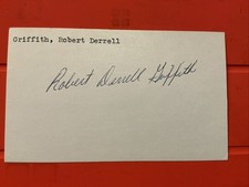 Derrell Griffith 🔥🔥MLB Debut: 1963 Debut Los Angeles Dodgers🔥🔥Autograph 🔥🔥