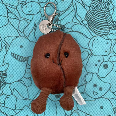 Amuseables Jellycat Kaffeebohnensack Anhänger - Brandneu mit Staubbeutel