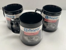 Vintage Mopar Chrysler Blueprint Thermo Serv Coffee Cup -  Lot Of 3 - Rare Find!