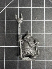 GW WHF Dwarfs Metal Bugman's Rangers - Standard bearer Citadel OOP c1987