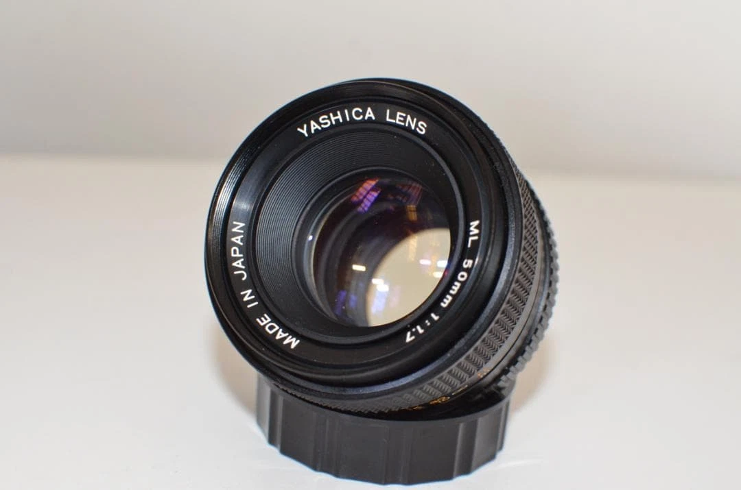 Yashica Camera Lenses 50mm Focal f/1.7 Maximum Aperture for sale