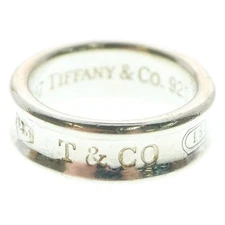 Tiffany & Co 1837 Narrow Silver 925 Ring Size 10.5 Unisex Jewelry