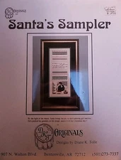 Santa's Sampler Cross Stitch