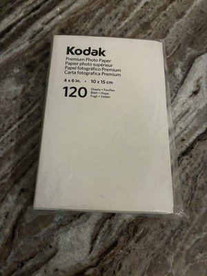 Kodak Premium Fotodruckpapier - 120 Blatt - 4x6 Zoll / 10x15cm - Neu Versiegelt