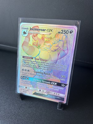 Incineroar GX 188/181 HYPER SECRET RARE Pokemon SM Team Up NM 2019 Holo