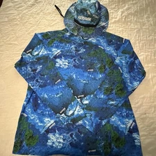 Realtree Xtreme Keystone Light Shirt And Bucket Hat Blue Long Sleeve 2XL