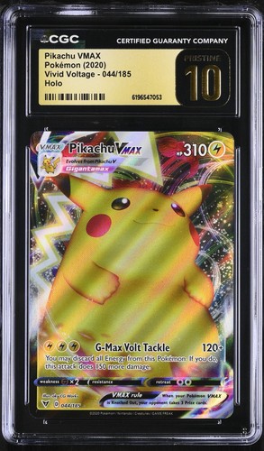 Pikachu VMAX graded CGC 10 for sale on eBay
