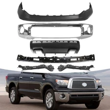 Front Bumper Cover Kit For 2010-2013 Toyota Tundra with Steel Lower Bumper