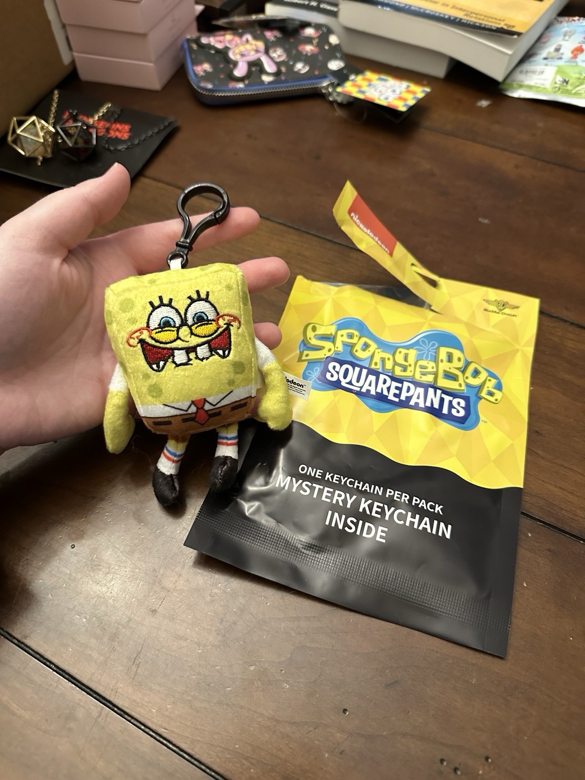 Collectibles: SpongeBob SquarePants Plush Keychain - OPEN - New