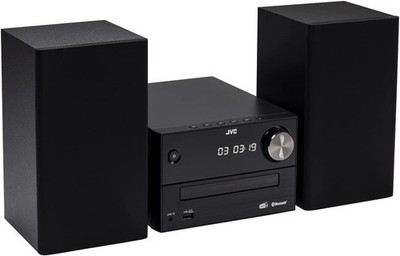 CD Micro HiFi Anlage JVC UX-C25DAB ,Bluetooth, USB, 2×10W, schwarz,GEPRÜFT - GUT