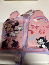 Disney Junior Minnie Mouse Toddler Life Vest 40 lbs Max Ages 1 Swim Vest S/M