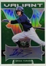 Brice Turang 2018 Leaf Metal Chrome Valiant 58/99 Green Refractor Brewers