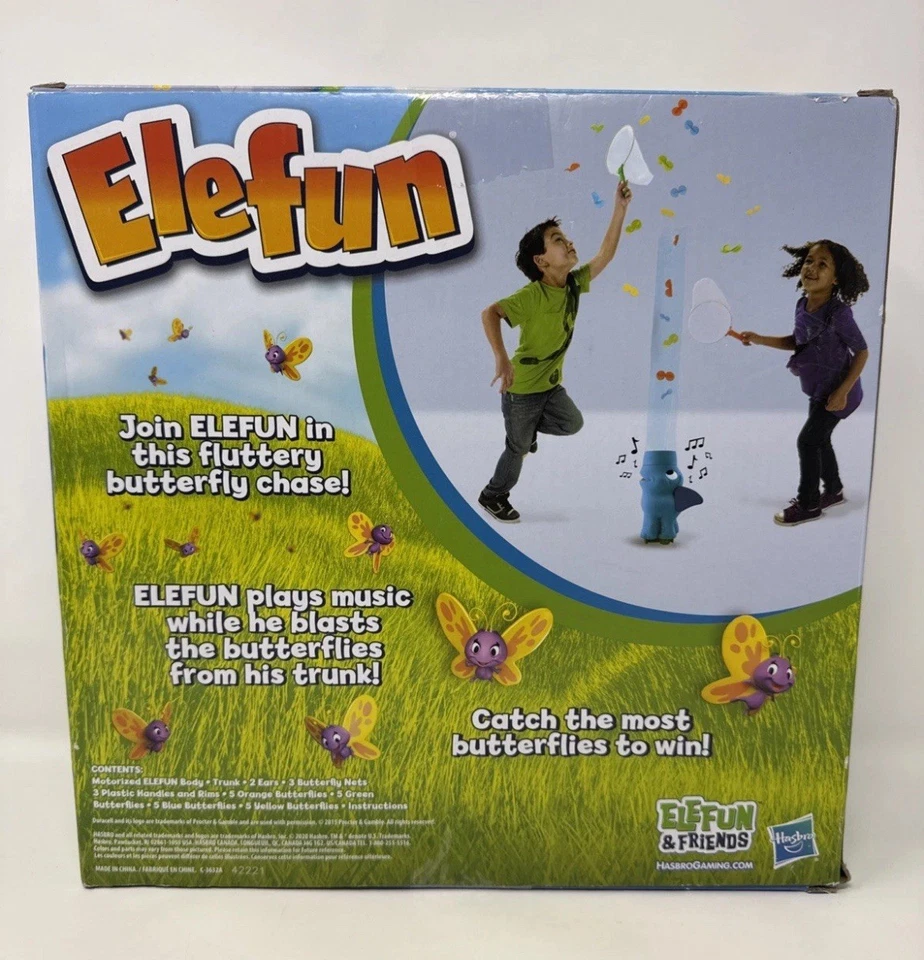 Hasbro Gaming Elefun and Friends Elefun Preschool Game With Butterfly kids games - Image 2 of 4