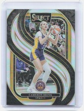 2025 Panini Select WNBA #120 Cameron Brink Silver Prizms Los Angeles Sparks