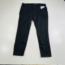 Old Navy Rockstar Super Skinny Jeans Black Stretch Women  s Size 18 Brand New