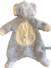 Elephant Lovey Soft Security Blanket Douglas Baby Gray Yellow Plush bird