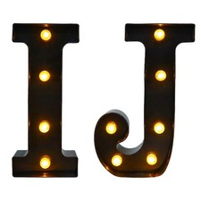 Marquee Letter Lamp Black Lighted Marquee Letter Light LED Marquee Letter Light