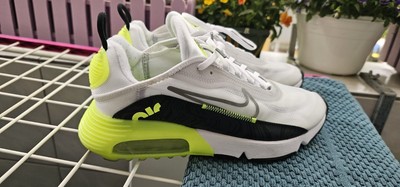 Nike Air Max 2090 Sneaker Gr.42 Weiß Neon Gelb Gebraucht