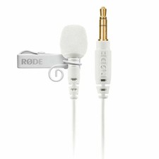 Rode Lavalier GO Professional-Grade Wearable Microphone, White
