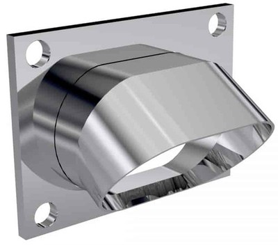 Quick Time Performance Low-Profile Oval Exhaust Turndown 3 in. Diameter