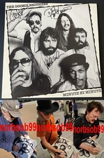 THE DOOBIE BROTHERS X3 SIGNED AUTOGRAPH MINUTE BY MINUTE VINYL w/EXACT PROOF