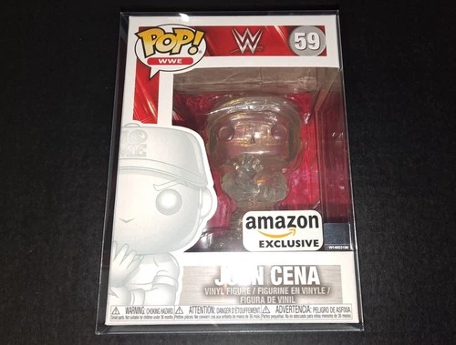 WWE Funko Pop John Cena Invisible Amazon Exclusive You Can't See Me 59 Figure