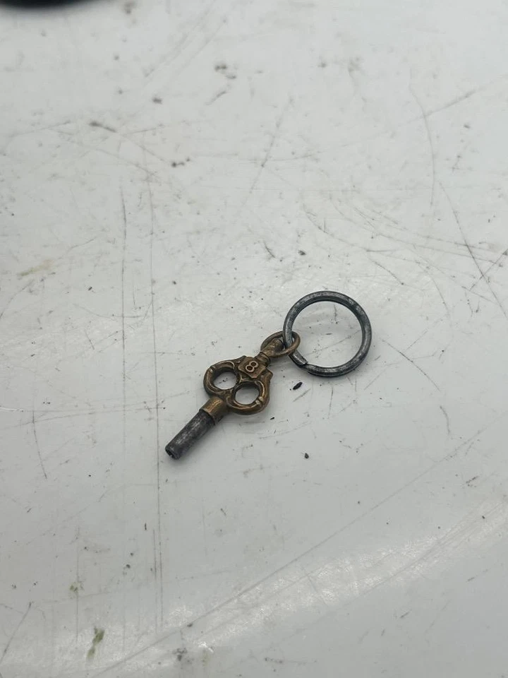 Antique Pocket Watch Key  - 2mm