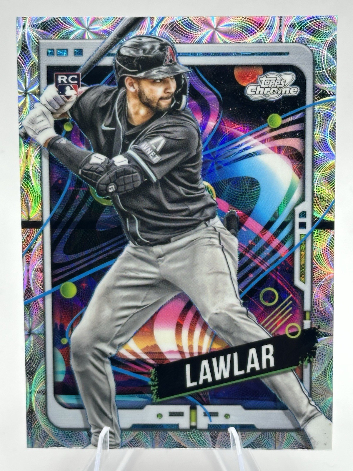 2024 Topps Cosmic Chrome Jordan Lawlar #105 Rookie Nucleus Refractor