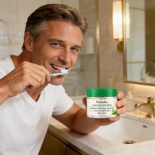 Feimuko Hydroxyapatite Tooth Powder 50g Fluoride Free Spearmint Oral Clean
