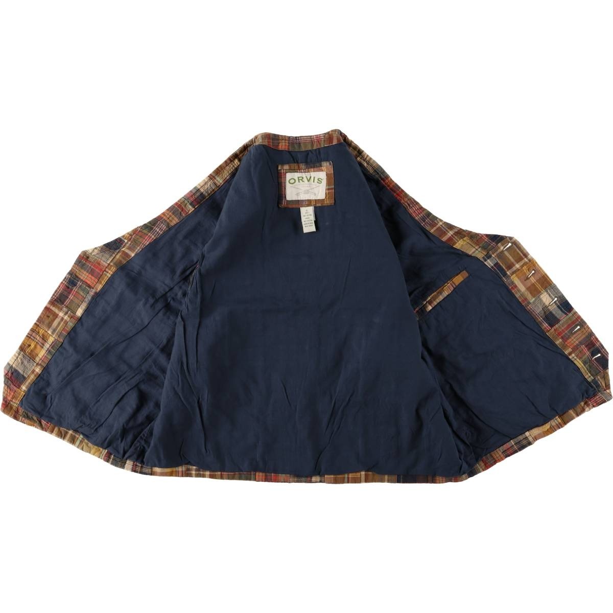 Vintage 2000'S Orvis Check Pattern Patchwork Cott… - image 3