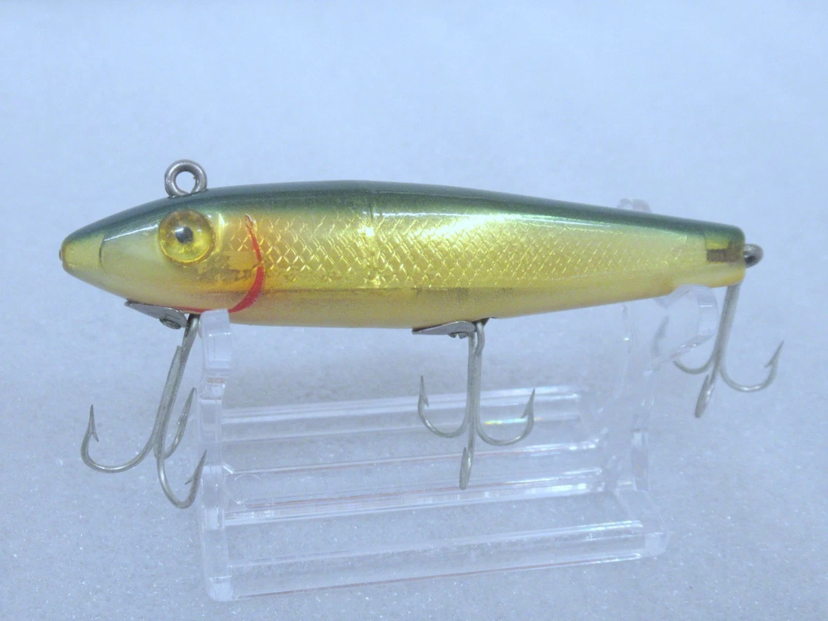 Leurre De Pêche Vintage 9M25 Floater – Corps Clair, Réflector Doré – Topwater