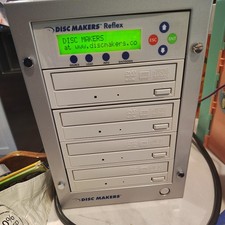 Disc Makers Reflex Max -4 CD/DVD Duplicator Tower 1 -to-3 Great condition
