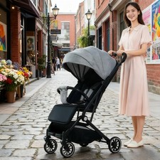 Lightweight Folding Baby Stroller Pram Foldable Compact Travel Buggy Pushchair