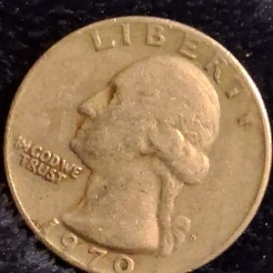 1970-D Washington Quarter 25C Business Strike Denver Mint KM#164 Copper