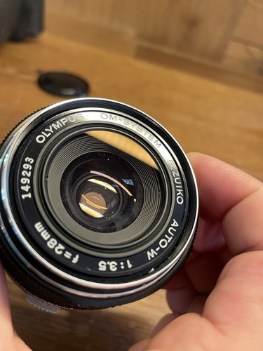 *CLA'd : Near Mint ++* Olympus OM-2 Film Camera 28mm F/3.5 Wide Angle Lens / JPN - Picture 17 of 23