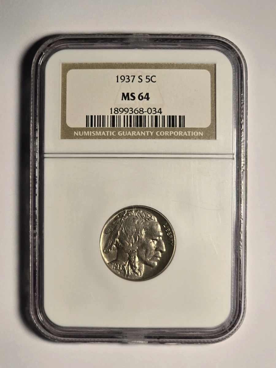 貨幣 USA アメリカ 5C 1937 PCGS-MS64