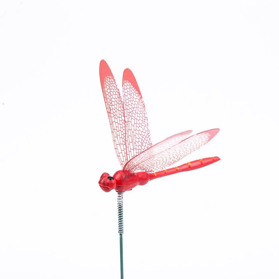 24Pcs 3D Dragonfly Garden Decor Dragon Fly Garden Stakes Dragonflies Garden1406 - image 3 of 4