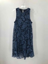 Pre-Owned Tommy Hilfiger Navy Size 2 Knee Length Sleeveless Dress