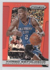 2013-14 Panini Prizm Target Red Prizm Thabo Sefolosha #63 0a1