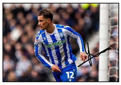 11565. Jerry Yates Signed Pictures A4 Prints Luton Sheff Derby Swansea Blackpool