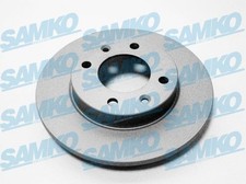 SAMKO 2x Bremsscheibe hinten voll für Citroën C3 Pluriel HB Berlingo Kasten B9