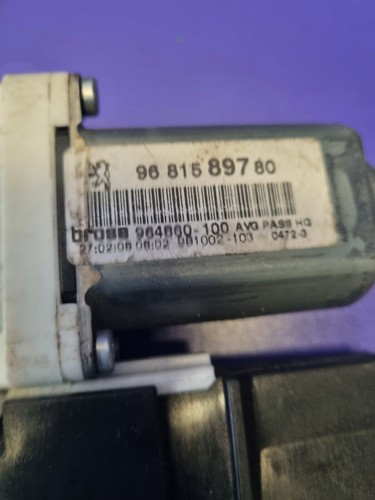 MOTEUR Peugeot 307 CC Tringlerie de lève-vitre avant GAUCHE 9681589780 - Picture 4 of 8