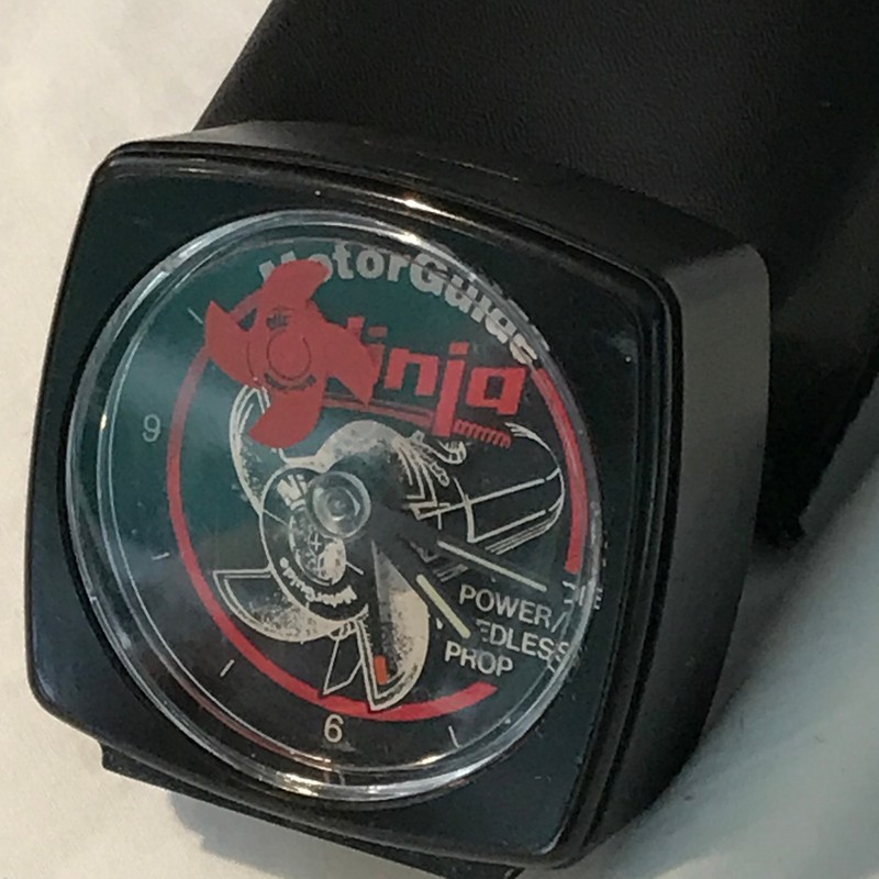 Fishing   A VINTAGE NEW MOTORGUIDE motion logo Compact Travel Clock