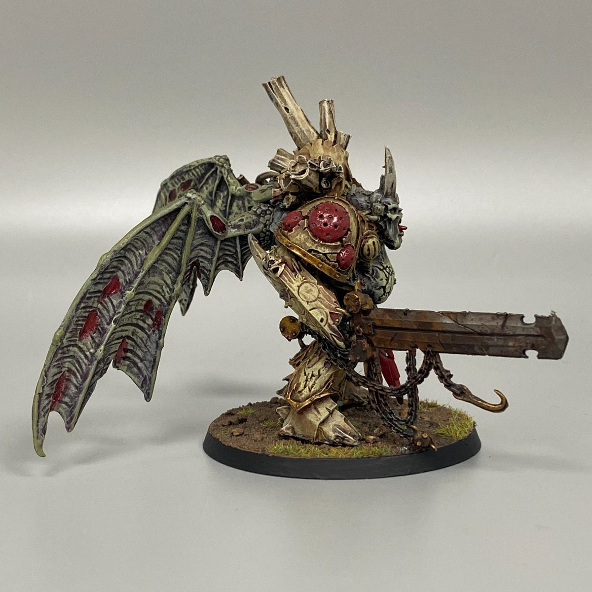CONVERTED DAEMON PRINCE OF NURGLE WARHAMMER 40K HERETIC